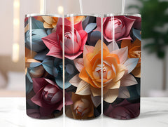 Spring Origami 7 Tumbler Wrap - CraftNest