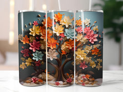 Spring Origami 7 Tumbler Wrap - CraftNest