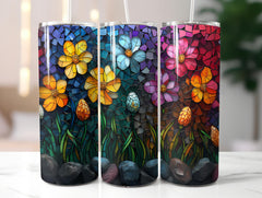 Stained Glass Easter 1 Tumbler Wrap - CraftNest