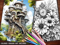 Steampunk Forest Coloring Books - CraftNest