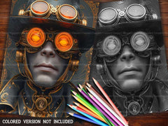 Steampunk Summer Coloring Books - CraftNest - Digital Crafting and Art