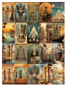 Ancient Egypt Junk Journal Pages - CraftNest