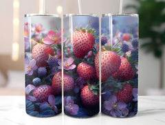 Strawberry 2 Tumbler Wrap - CraftNest - Digital Crafting and Art