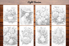 Tea Party Coloring Books - CraftNest