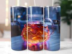 Tea Time 2 Tumbler Wrap - CraftNest - Digital Crafting and Art