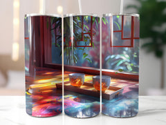 Tea Time 2 Tumbler Wrap - CraftNest - Digital Crafting and Art