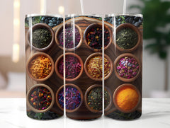 Tea Time 2 Tumbler Wrap - CraftNest - Digital Crafting and Art