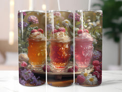 Tea Time 2 Tumbler Wrap - CraftNest - Digital Crafting and Art