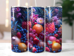 Tropical Fruit 4 Tumbler Wrap - CraftNest - Digital Crafting and Art