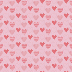 Valentine Heart Seamless Digital Paper - CraftNest - Digital Crafting and Art