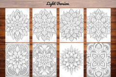 Winter Mandala Coloring Books - CraftNest