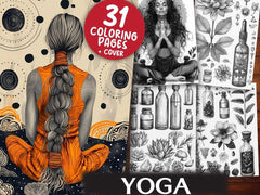 Yoga Coloring Books - CraftNest - Digital Crafting and Art
