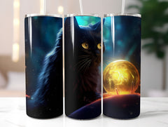 Black Cats Tumbler Wrap - CraftNest