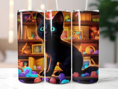 Black Cats Tumbler Wrap - CraftNest