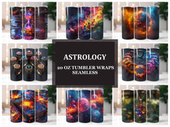 Astrology 6 Tumbler Wrap - CraftNest - Digital Crafting and Art