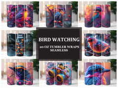 Bird Watching 1 Tumbler Wrap - CraftNest - Digital Crafting and Art