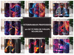 Veterinarian Profession 2 Tumbler Wrap - CraftNest - Digital Crafting and Art