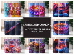 Baking and Cooking 6 Tumbler Wrap - CraftNest - Digital Crafting and Art