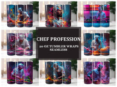 Chef Profession 1 Tumbler Wrap - CraftNest - Digital Crafting and Art