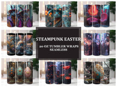 Steampunk Easter 4 Tumbler Wrap - CraftNest