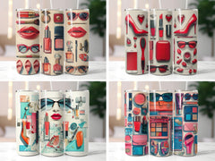 Fashion Collage Tumbler Wrap - CraftNest - Digital Crafting and Art