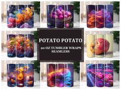 Potato 8 Tumbler Wrap - CraftNest - Digital Crafting and Art
