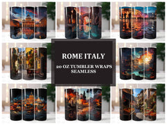 Rom Italy 3 Tumbler Wrap - CraftNest
