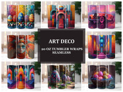Art Deco 1 Tumbler Wrap - CraftNest