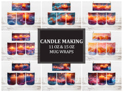 Candle Making 4 Mug Wrap - CraftNest - Digital Crafting and Art