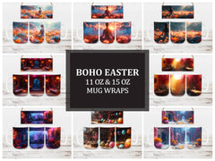 Boho Easter 9 Mug Wrap - CraftNest
