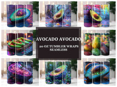 Avocado 3 Tumbler Wrap - CraftNest - Digital Crafting and Art