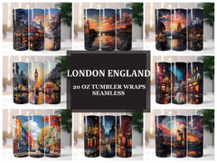 London England 2 Tumbler Wrap - CraftNest