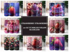 Strawberry 5 Tumbler Wrap - CraftNest - Digital Crafting and Art