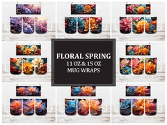 Floral Spring 6 Mug Wrap - CraftNest