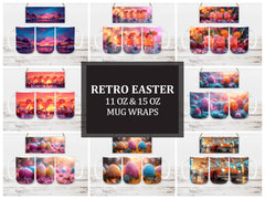 Nineties Easter 2 Mug Wrap - CraftNest