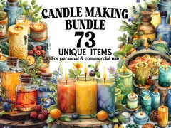 Candle Making Clipart - CraftNest - Digital Crafting and Art