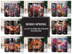 Boho Spring 2 Tumbler Wrap - CraftNest