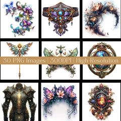 Fantasy Accessory Fairytale Clipart - CraftNest - Digital Crafting and Art