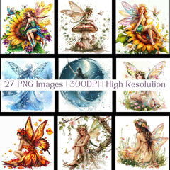 Fantasy Fairy Fairytale Clipart - CraftNest - Digital Crafting and Art
