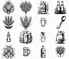 Homebrewing SVG Bundle - CraftNest - Digital Crafting and Art