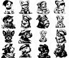Dogs In Costumes SVG Bundle - CraftNest - Digital Crafting and Art