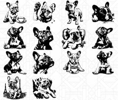 French Bulldog SVG Bundle - CraftNest - Digital Crafting and Art