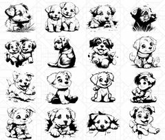 Puppy Playtime SVG Bundle - CraftNest - Digital Crafting and Art