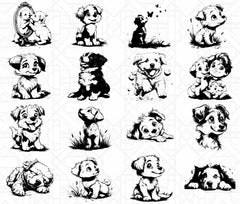 Puppy Playtime SVG Bundle - CraftNest - Digital Crafting and Art