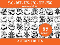 Autumn Fruits SVG Bundle - CraftNest - Digital Crafting and Art