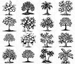 Fruit Trees SVG Bundle - CraftNest - Digital Crafting and Art
