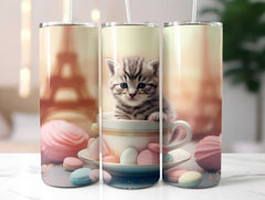 Kitten in a Cup Tumbler Wrap - CraftNest