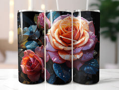 Late Roses of Autumn Tumbler Wrap - CraftNest