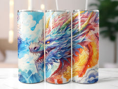 Manga Anime Dragons Tumbler Wrap - CraftNest