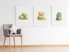 Pistachio Macarons Clipart - CraftNest